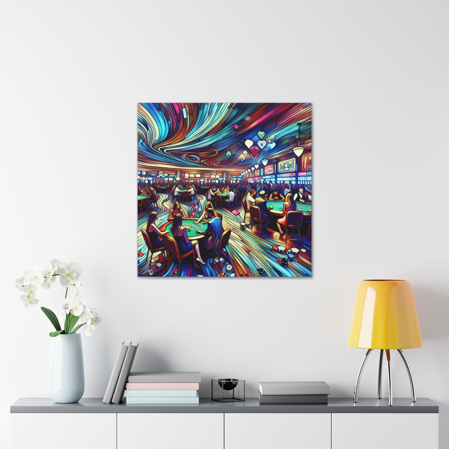 "Chaos at Casino" - Canvas