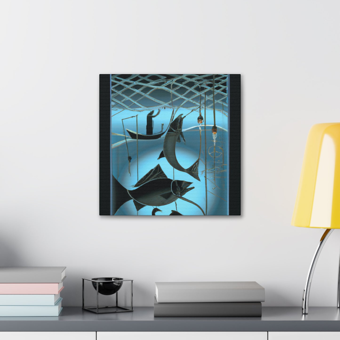 Fishing in Deep Waters - Canvas