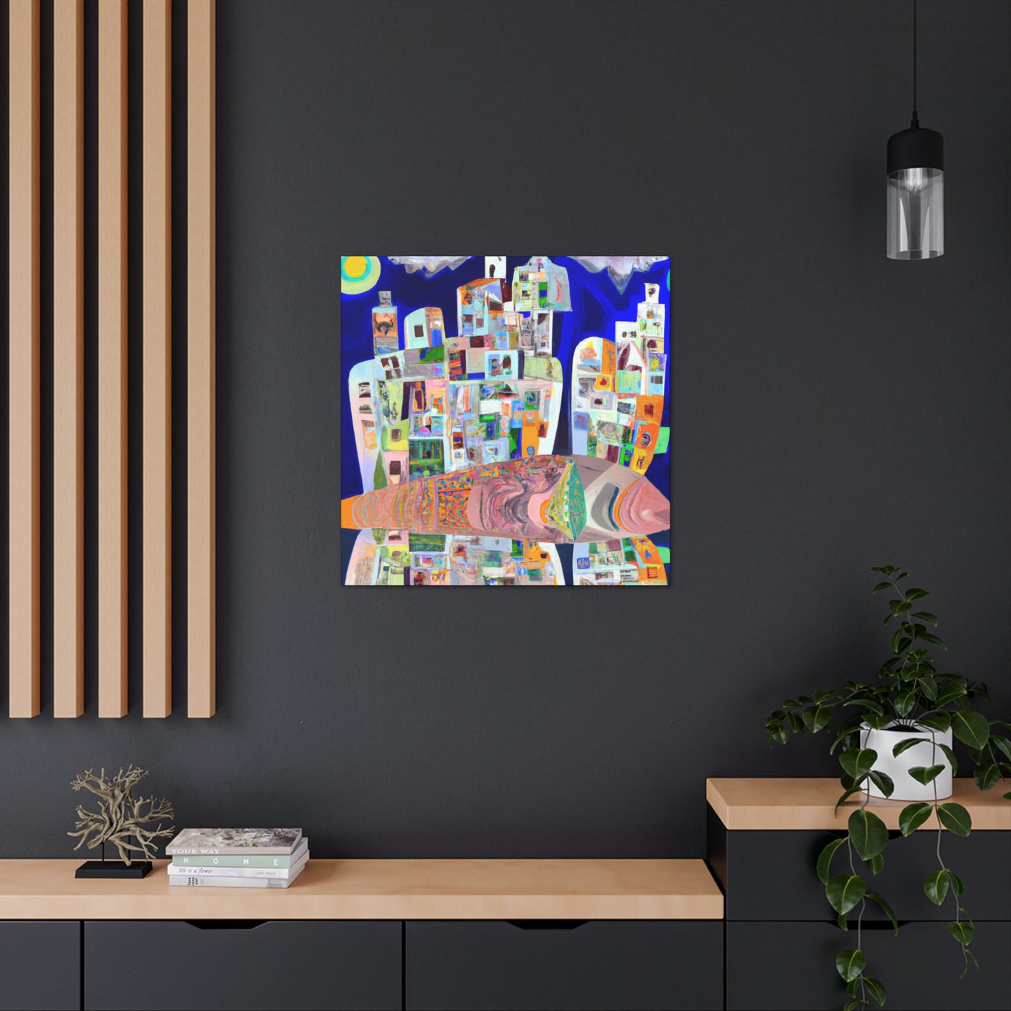 "Deco Dancing Delight" - Canvas