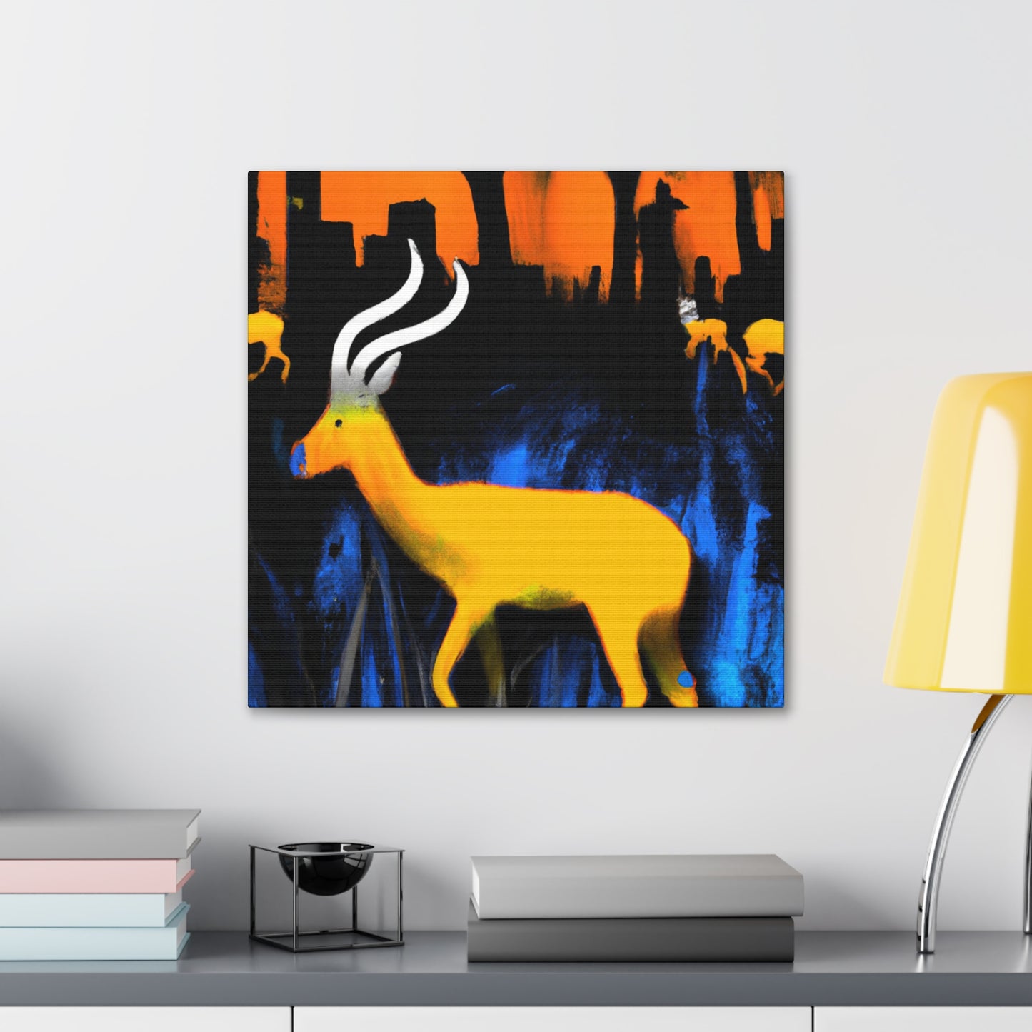 Gazelle Sunlit Majesty - Canvas