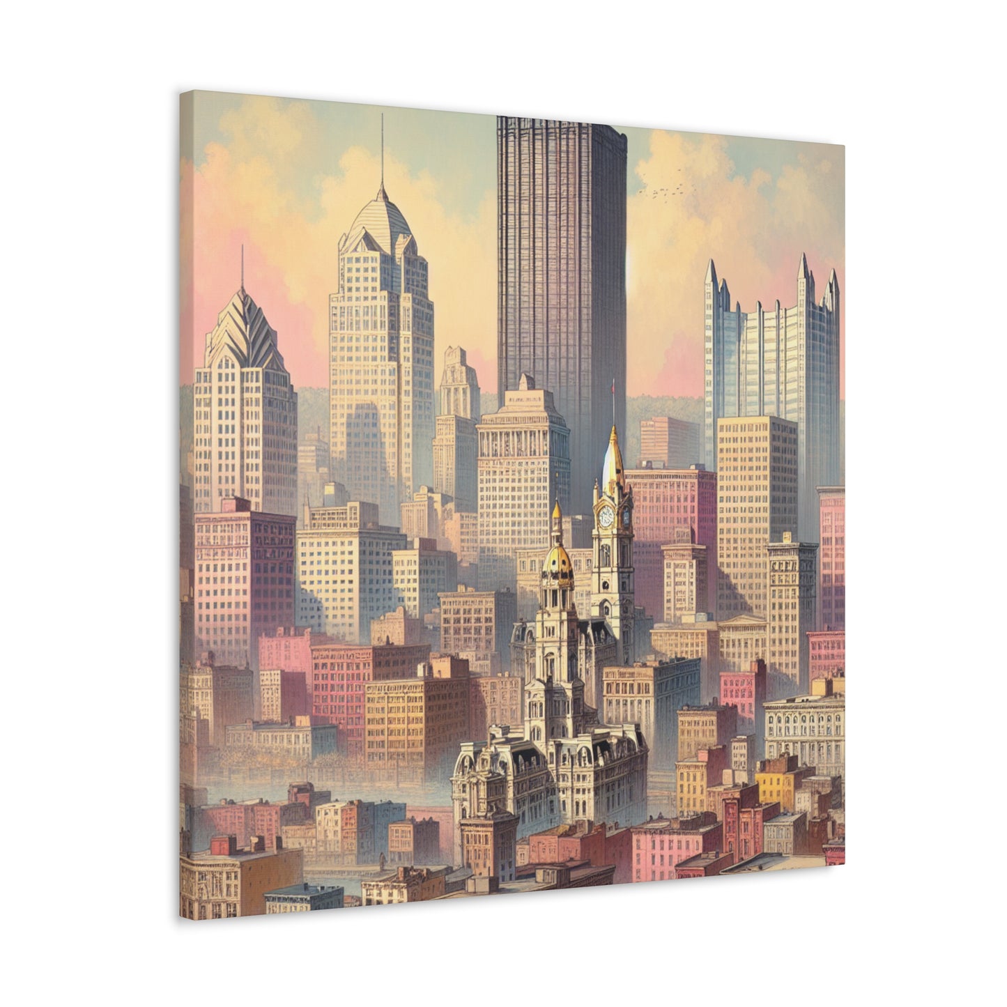 Steel City Splendor. - Canvas