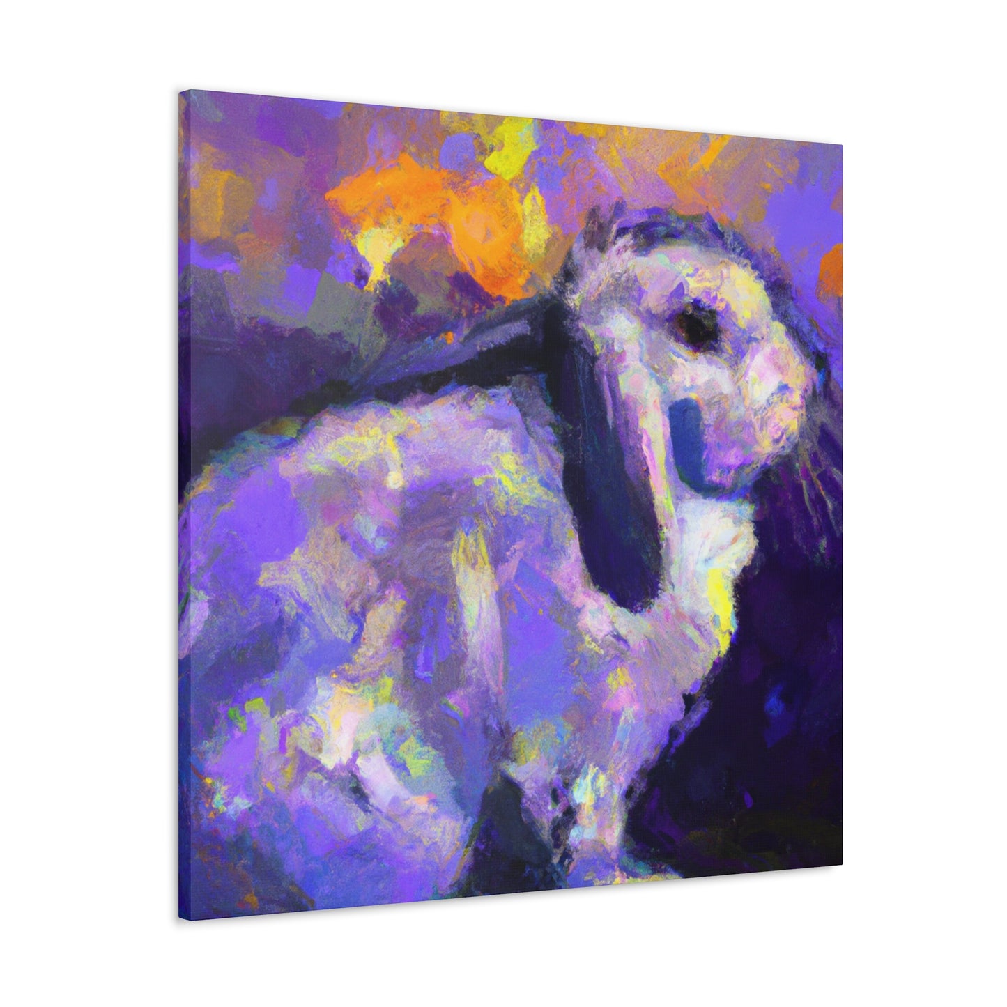 Rabbit in Springtime - Canvas