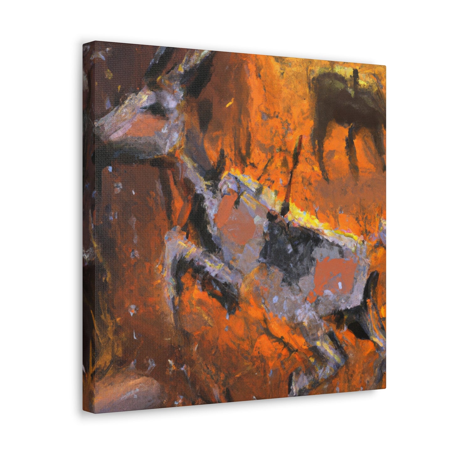 Wild Antelope Abstract - Canvas