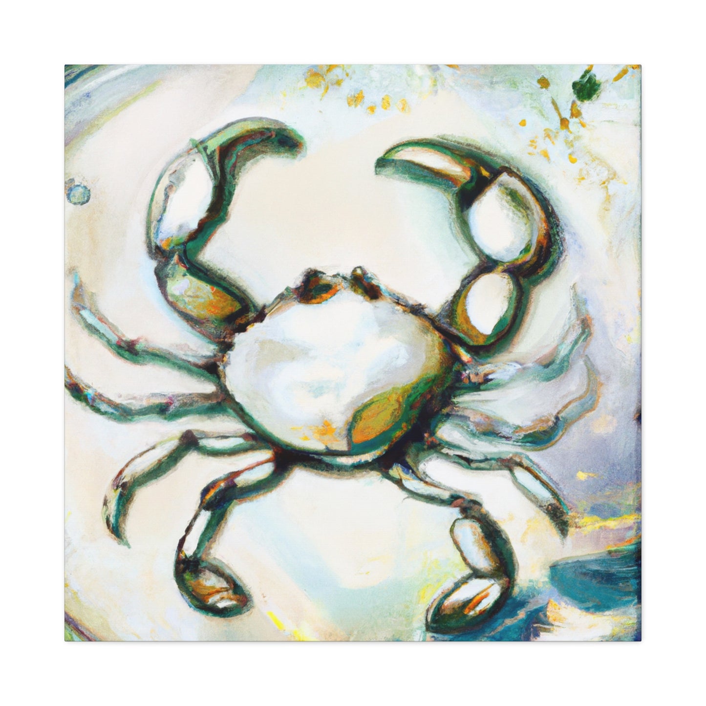 "Crab in the Moonlight" - Canvas