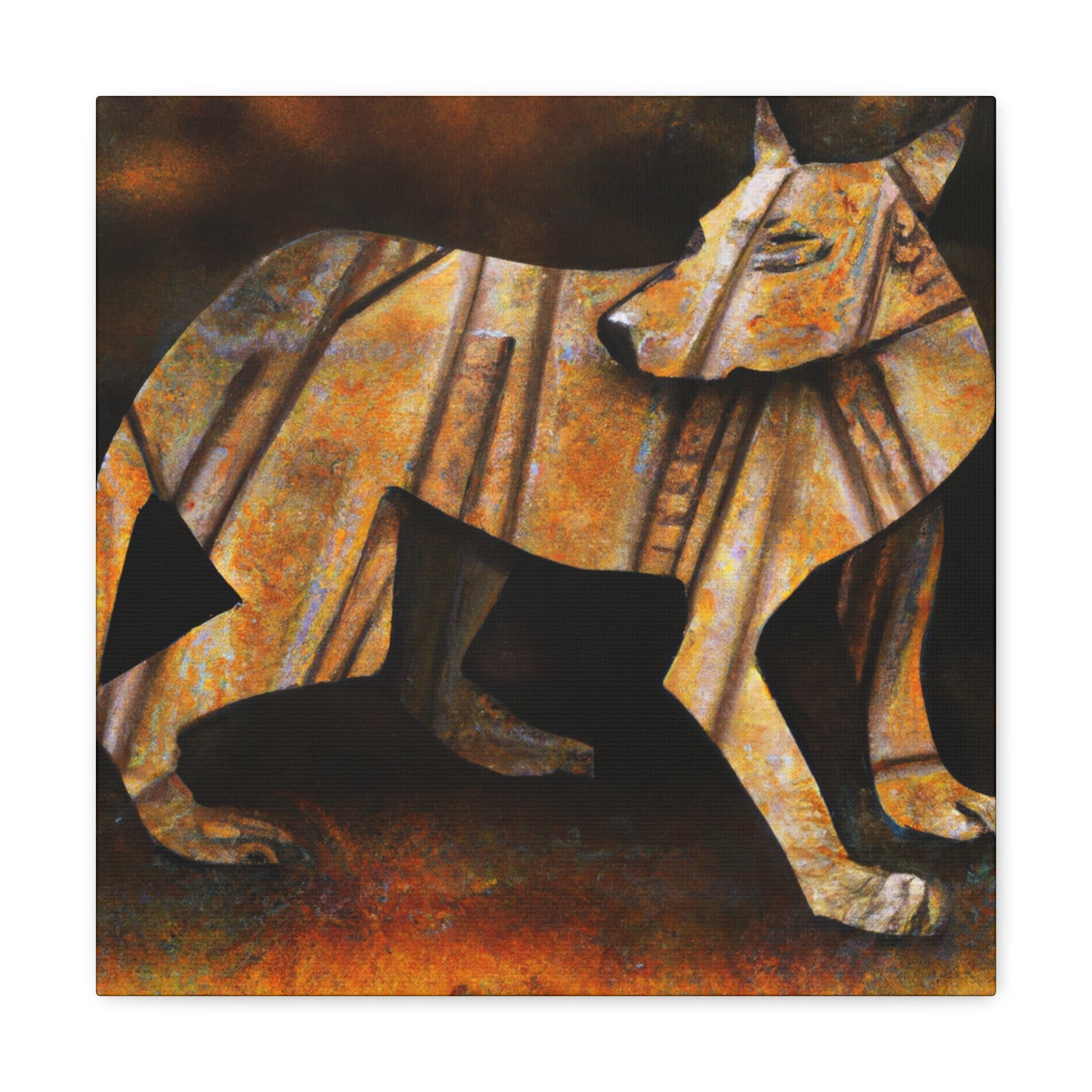 Roaring Tasmanian Tiger - Canvas