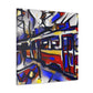 Tram in Abstraction - Canvas