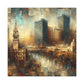 "Steam City Mirage Majesty" - Canvas