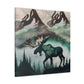 Moose Majestic Majesty - Canvas