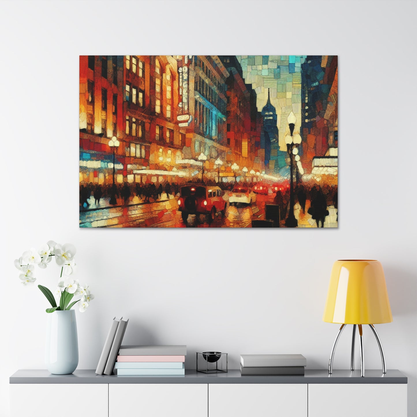 Vibrant Urban Stages - Canvas