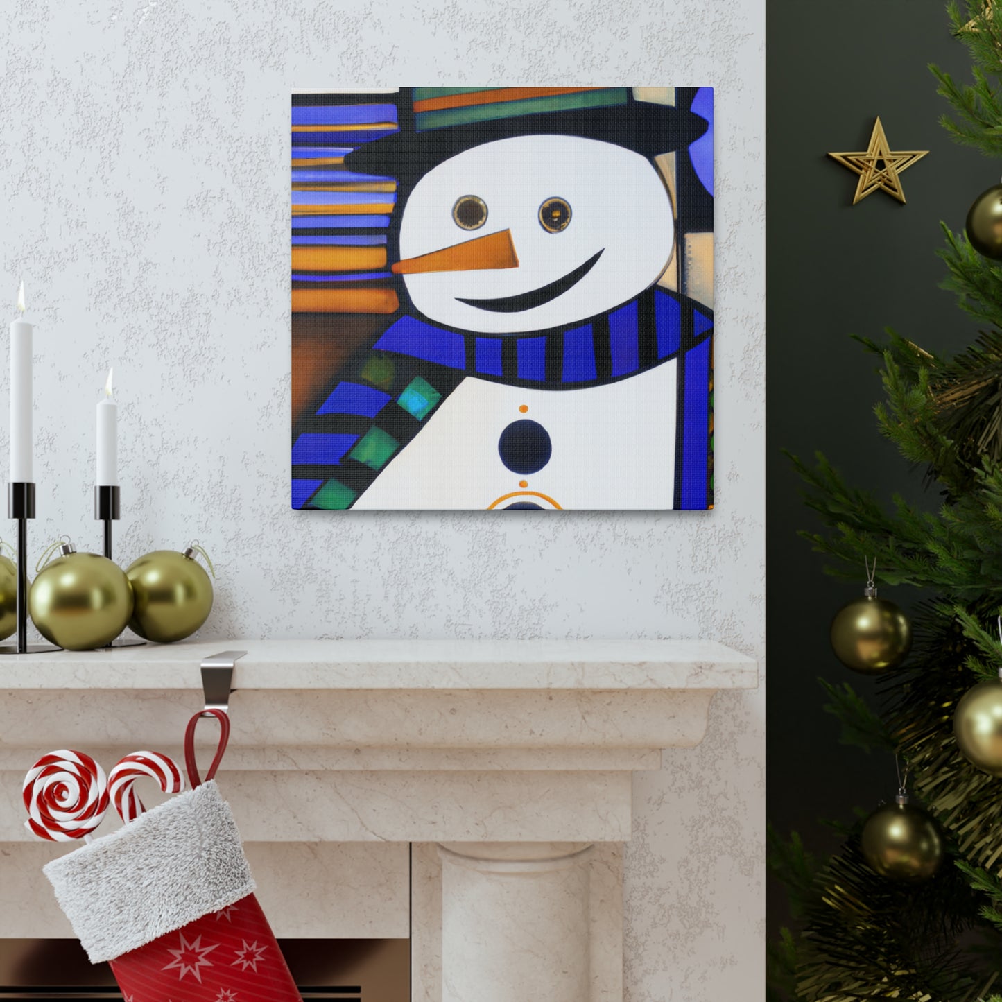 "Frosty Deco Frosting" - Canvas