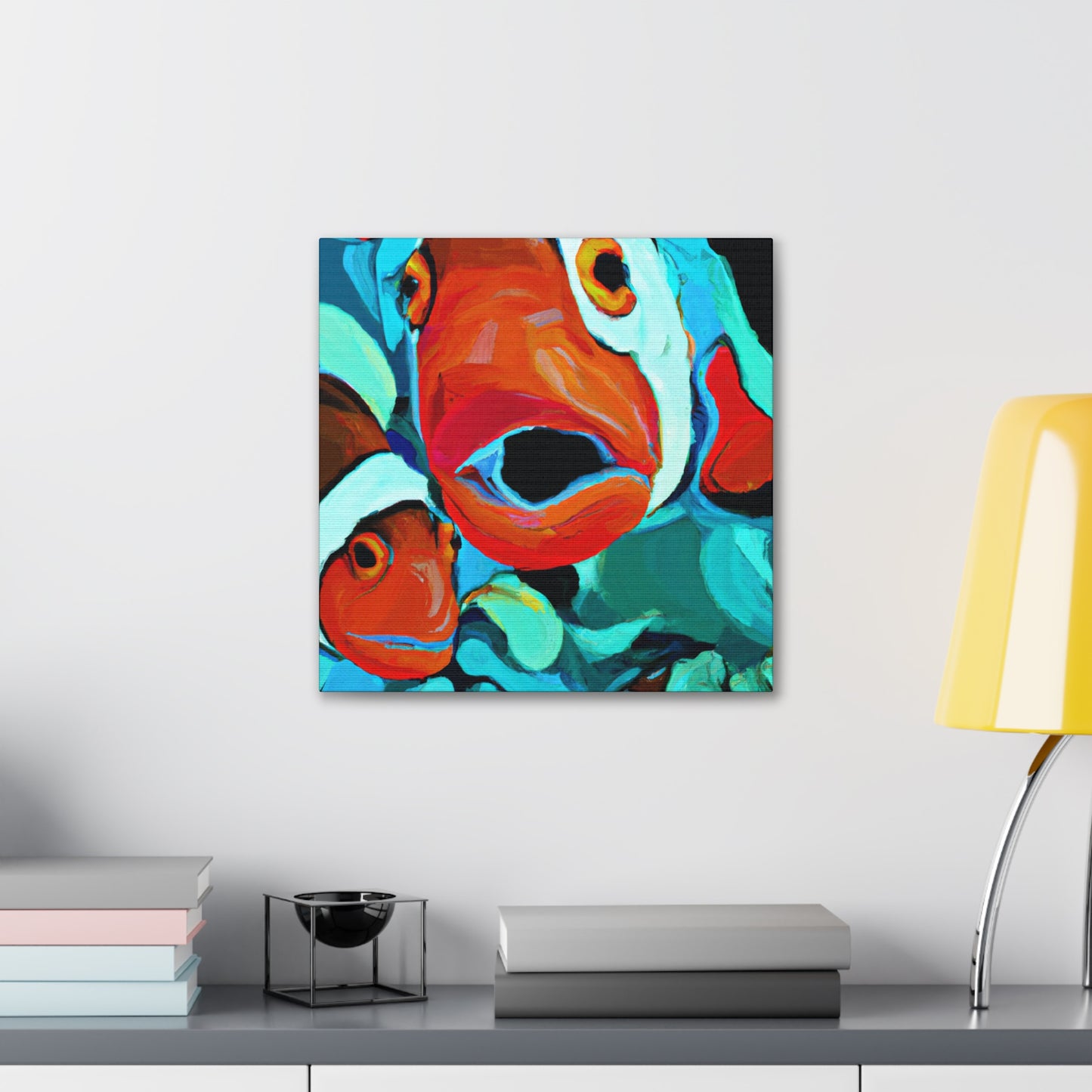 Clownfish Through Expressionism - Canvas