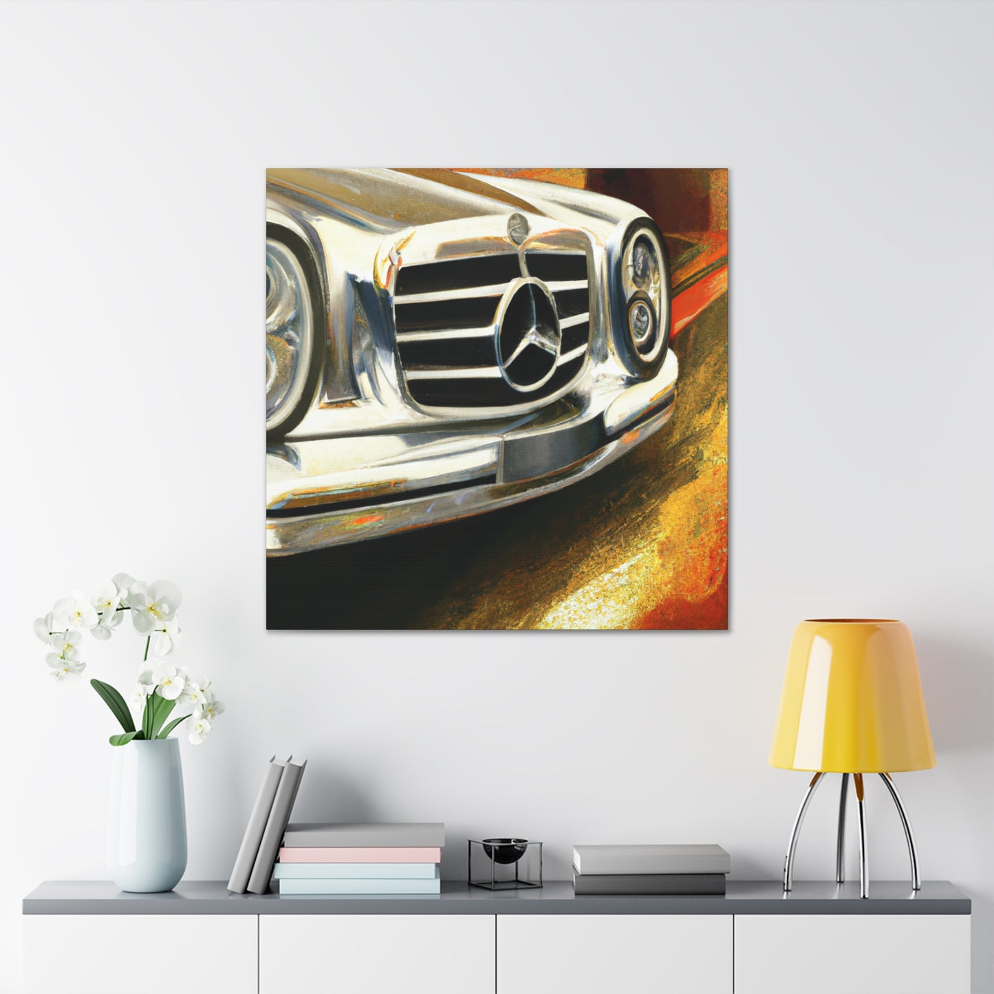 Car in Hyperrealism - Canvas