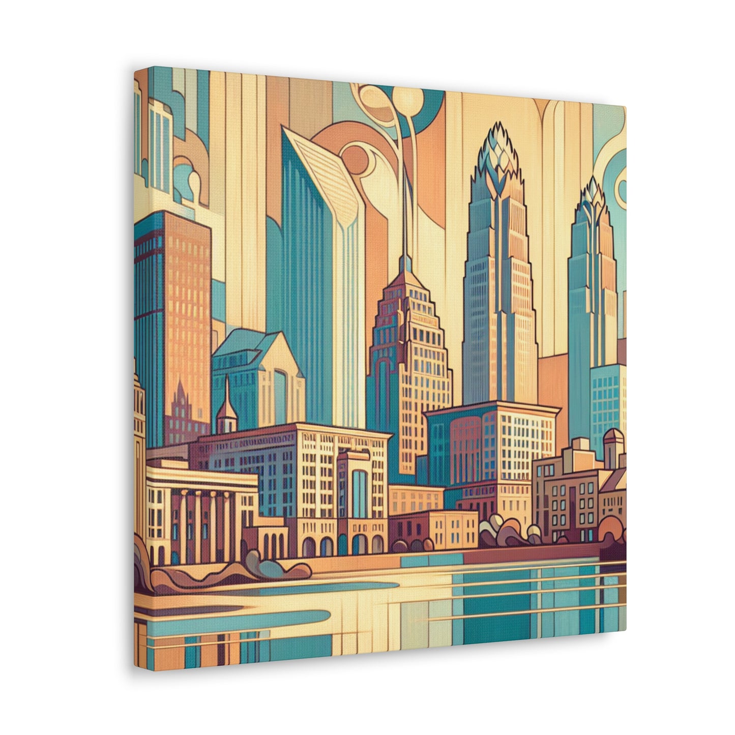 Queen City in Bloom - Canvas