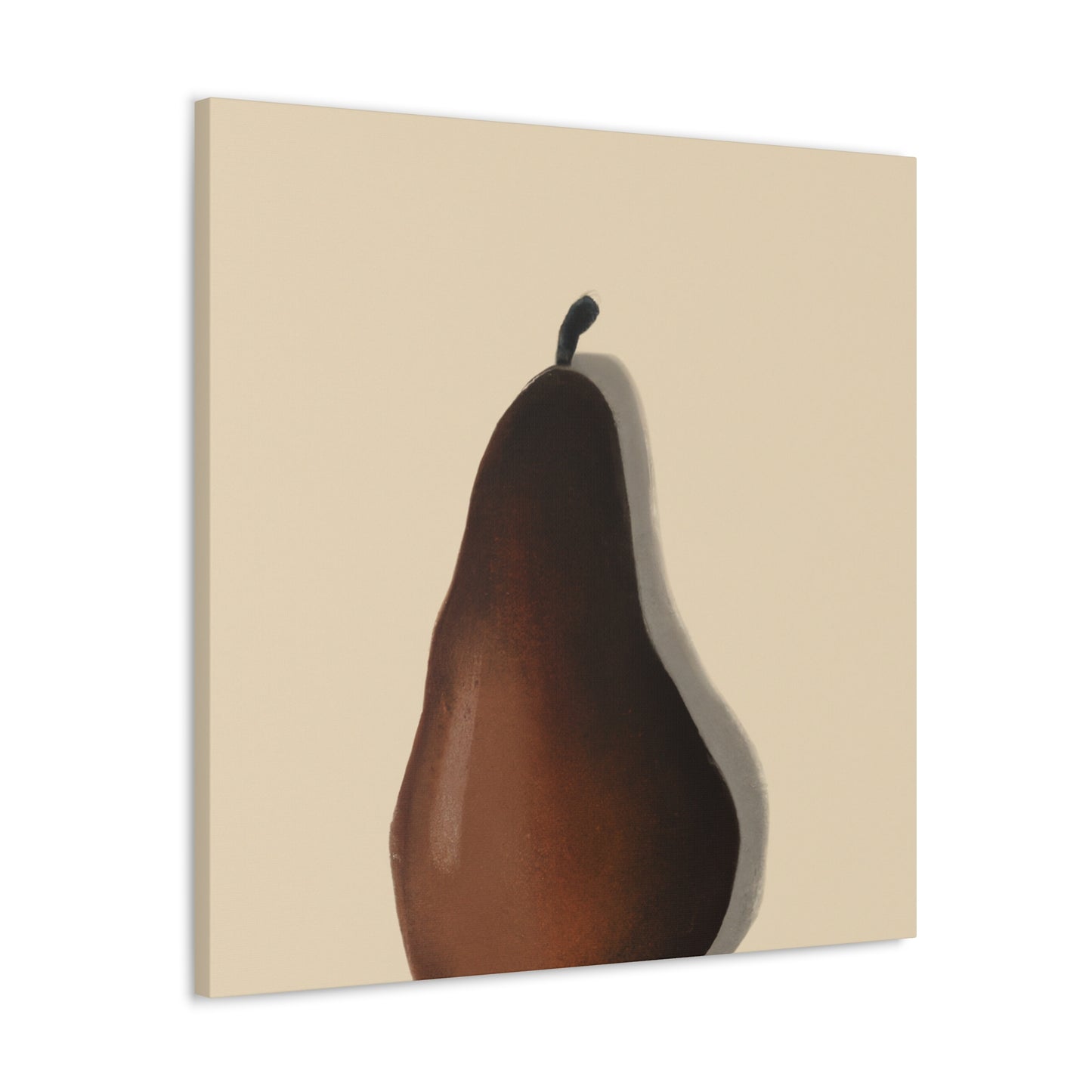 "Pear Minimalism Abstraction" - Canvas