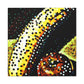 "Bananas in Pointillism" - Canvas