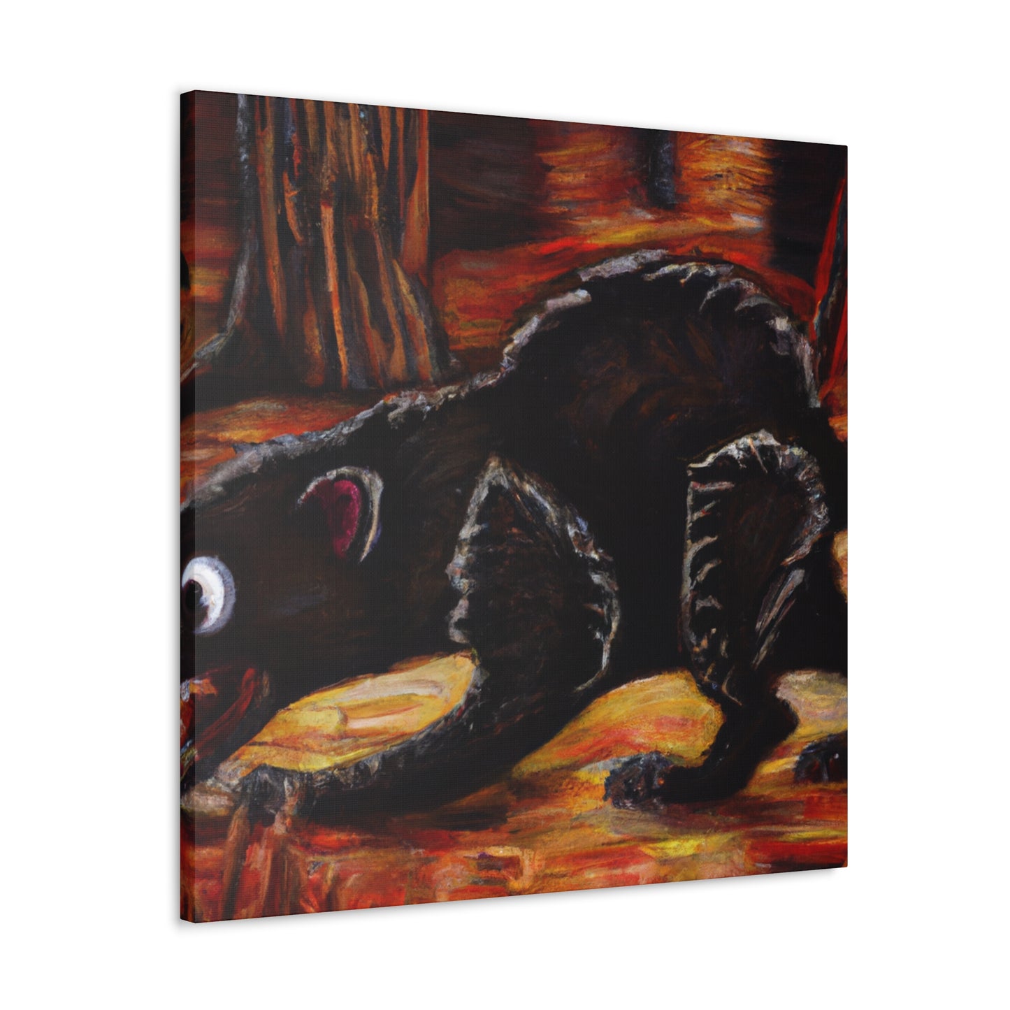 "Spirited Tasmanian Dance" - Canvas