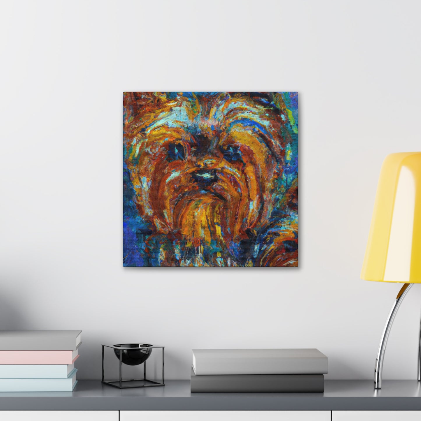 Dancing Yorkshire Terriers - Canvas