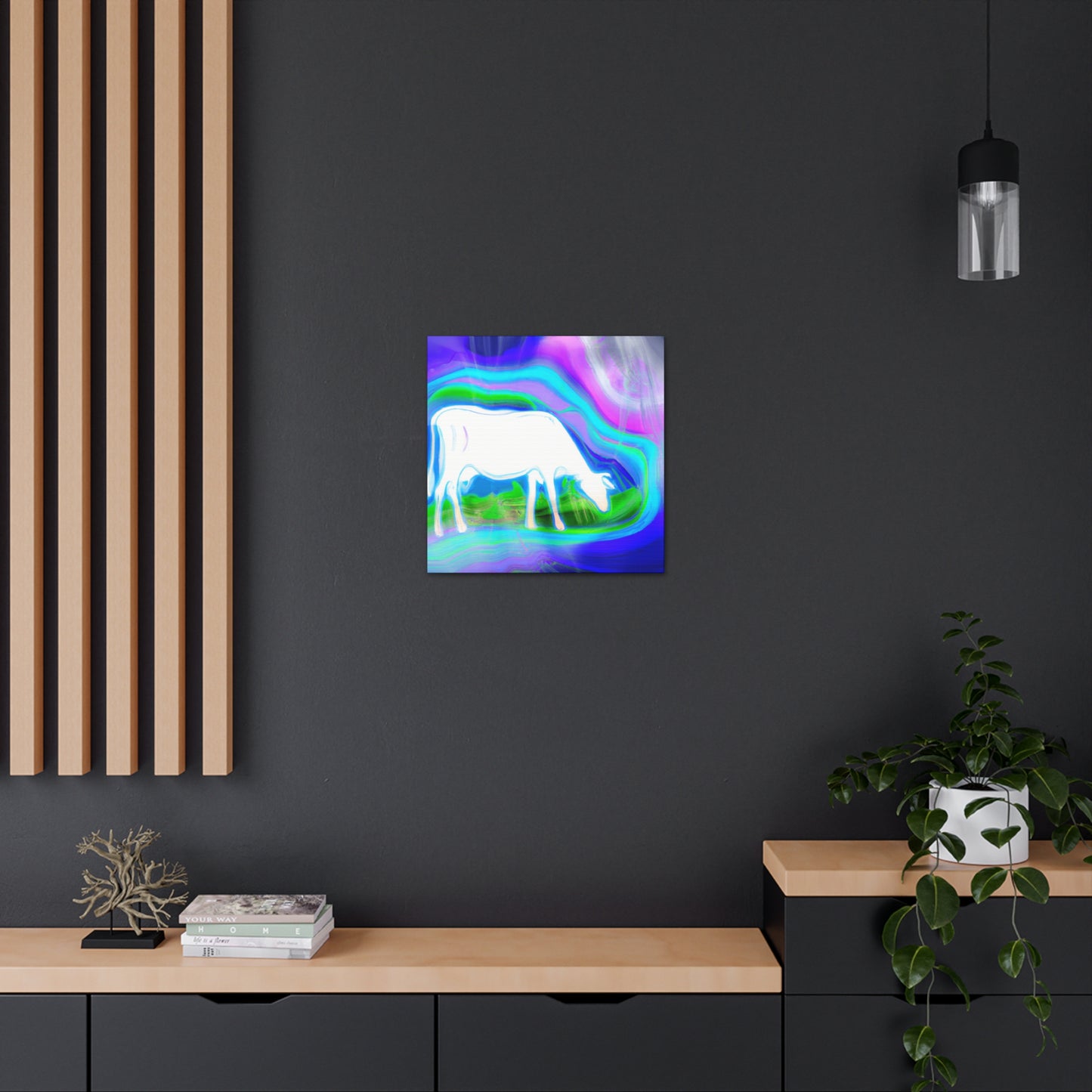 "Majestic Milk Cow Velvet" - Canvas