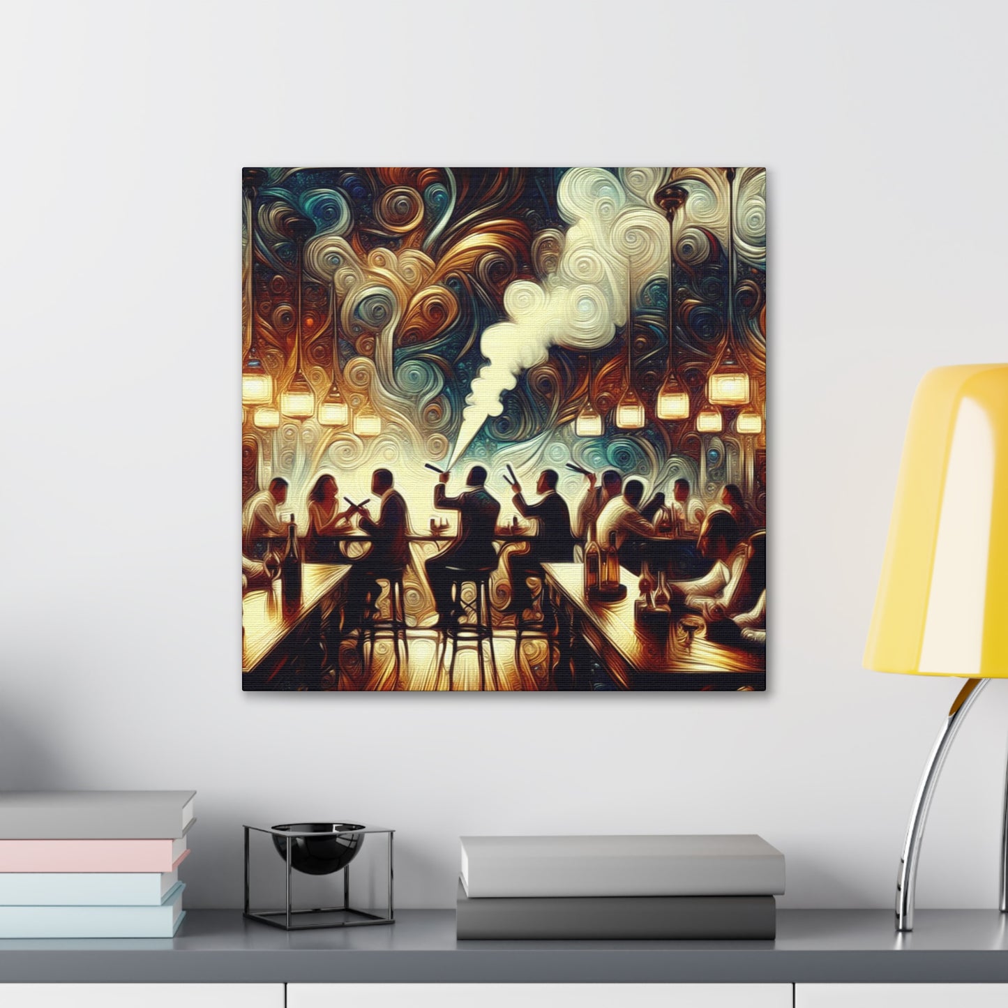 Smoky Jazz Vibes - Canvas