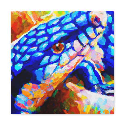 Blue Skink Impression - Canvas