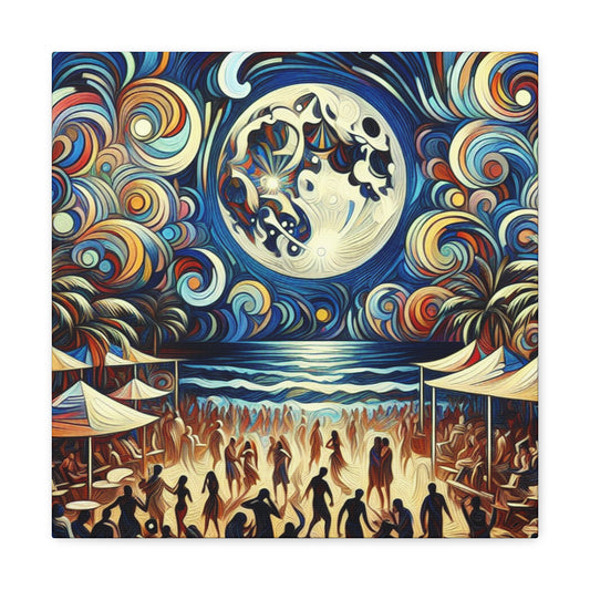 Lunar Fiesta by the Sea - Canvas