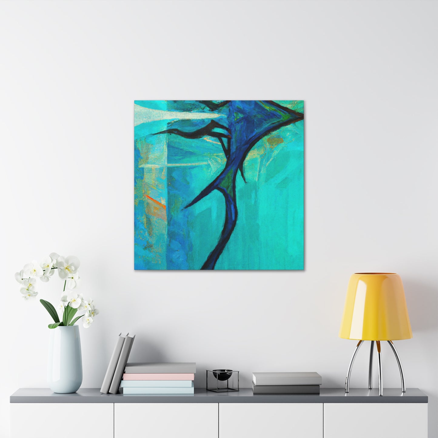 "Sailfish in Art Deco" - Canvas