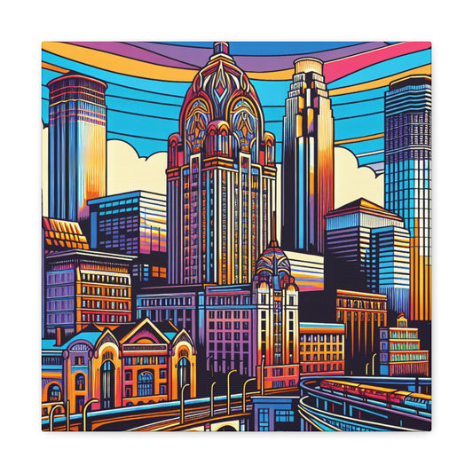 "Enchanting Minneapolis Elegance" - Canvas