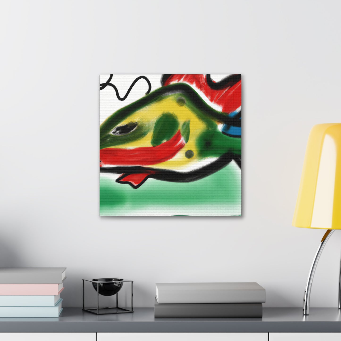 "Swordtail in Abstract Form" - Canvas