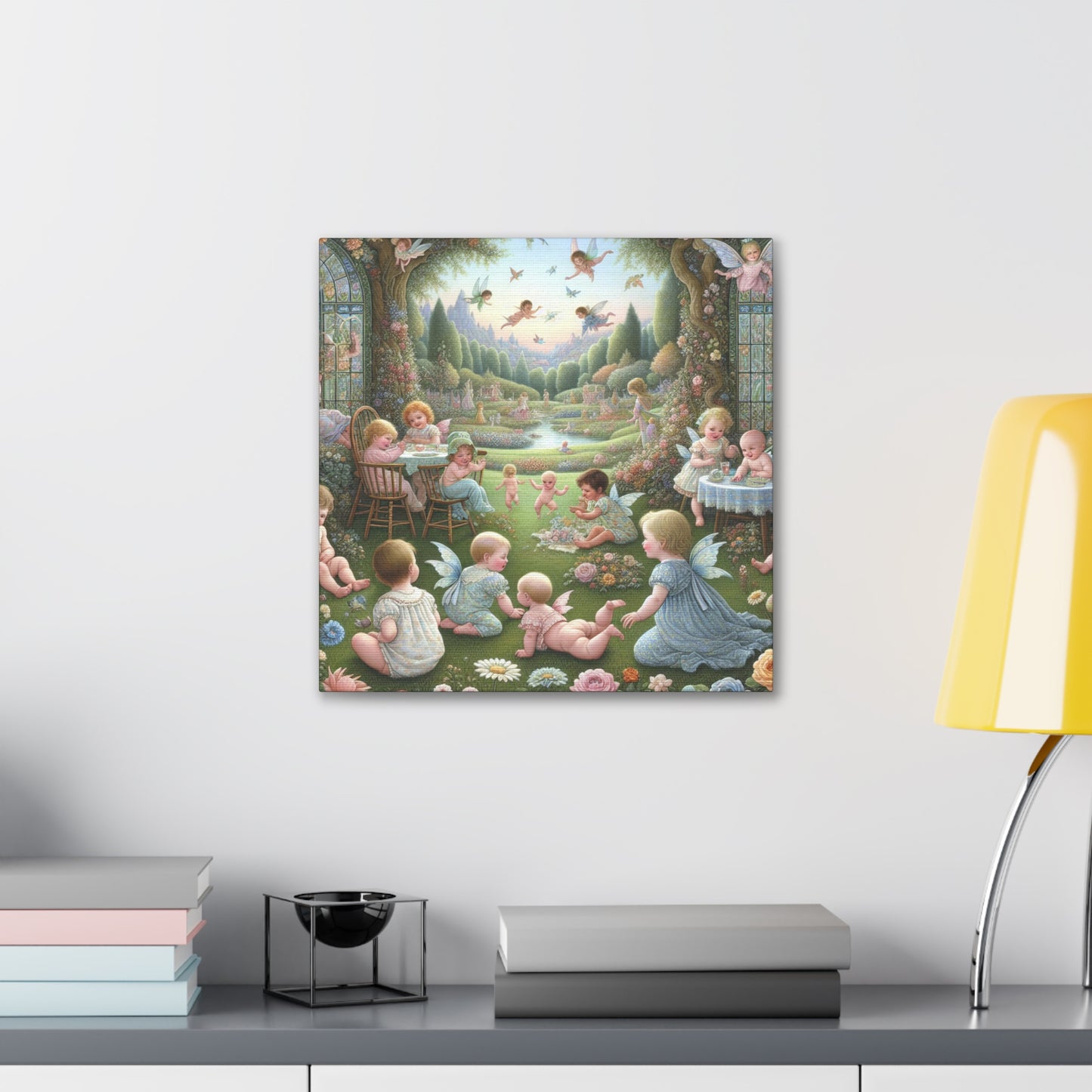 Whimsical Flora Haven - Canvas