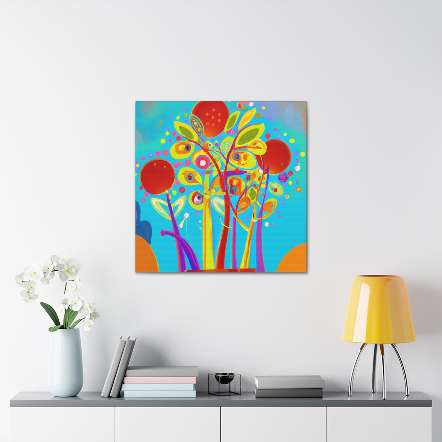 "Dogwood in December Glow" - Canvas