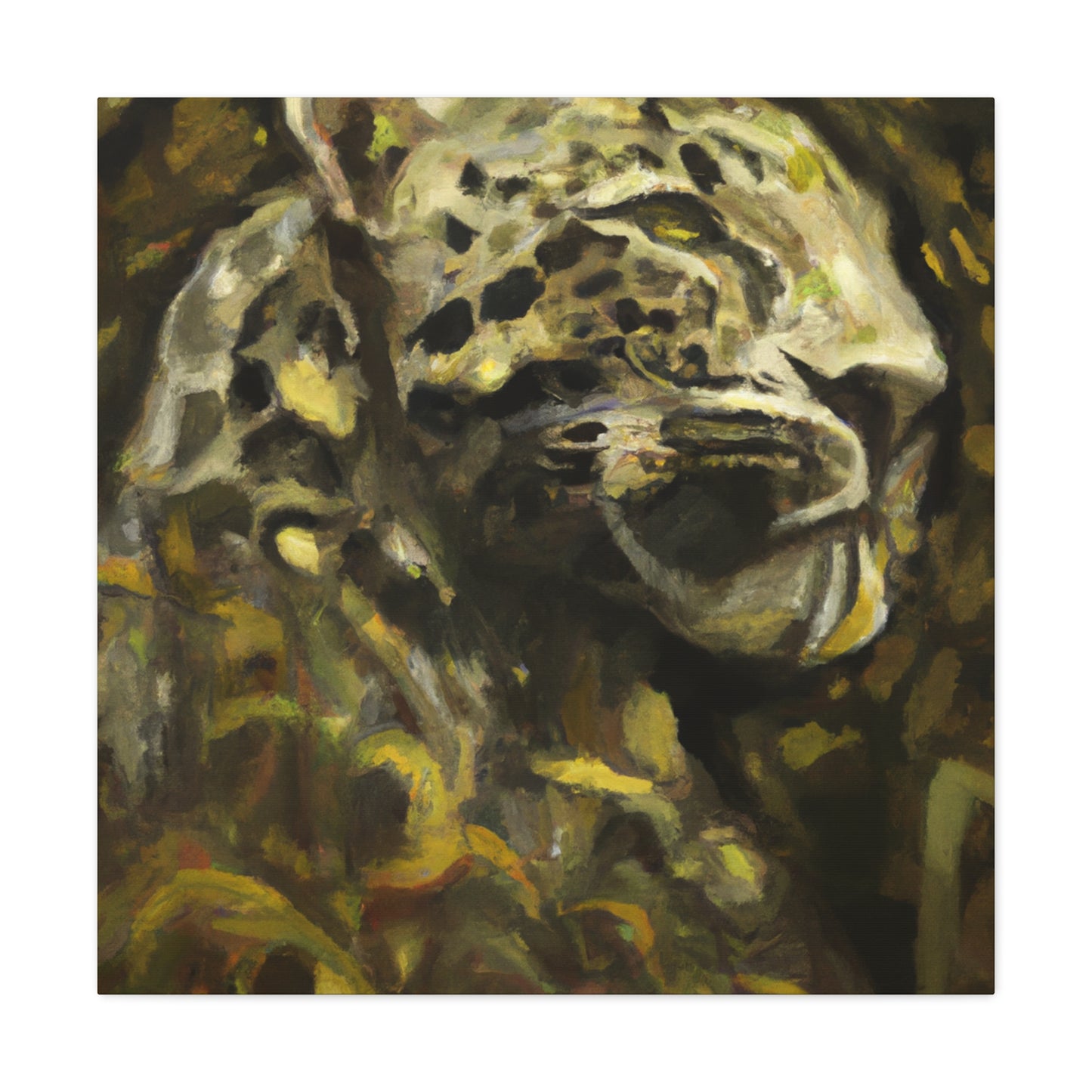 "Clouded Leopard Abstractions" - Canvas