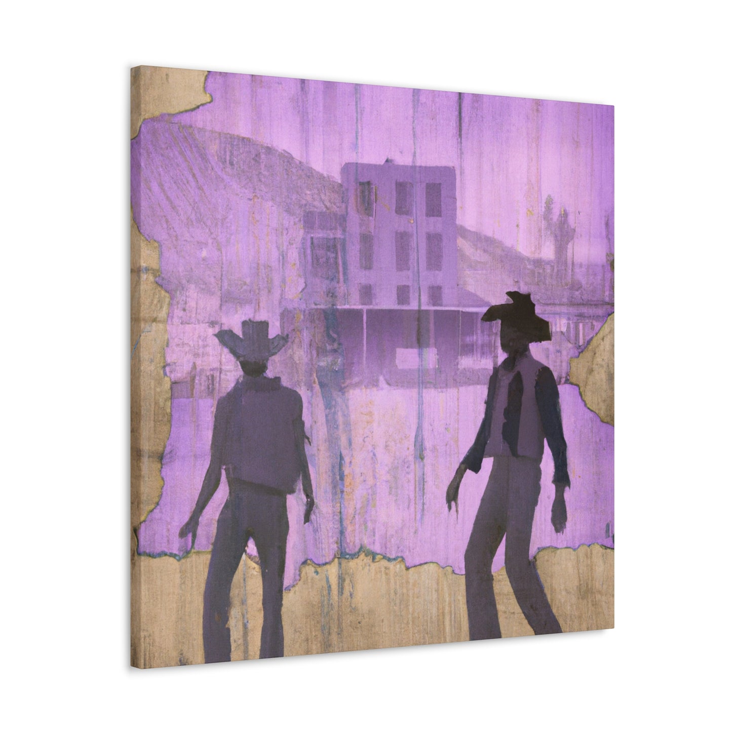 Ghost Town Haunting - Canvas