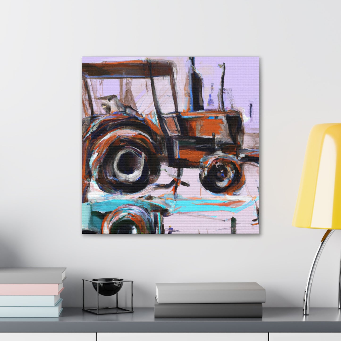 "Tractor of Abstraction" - Canvas