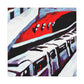 "Subway Journey In Deco" - Canvas