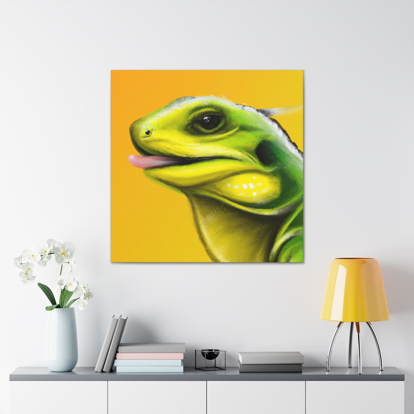 Reptilian Rainbow Radiantly - Canvas