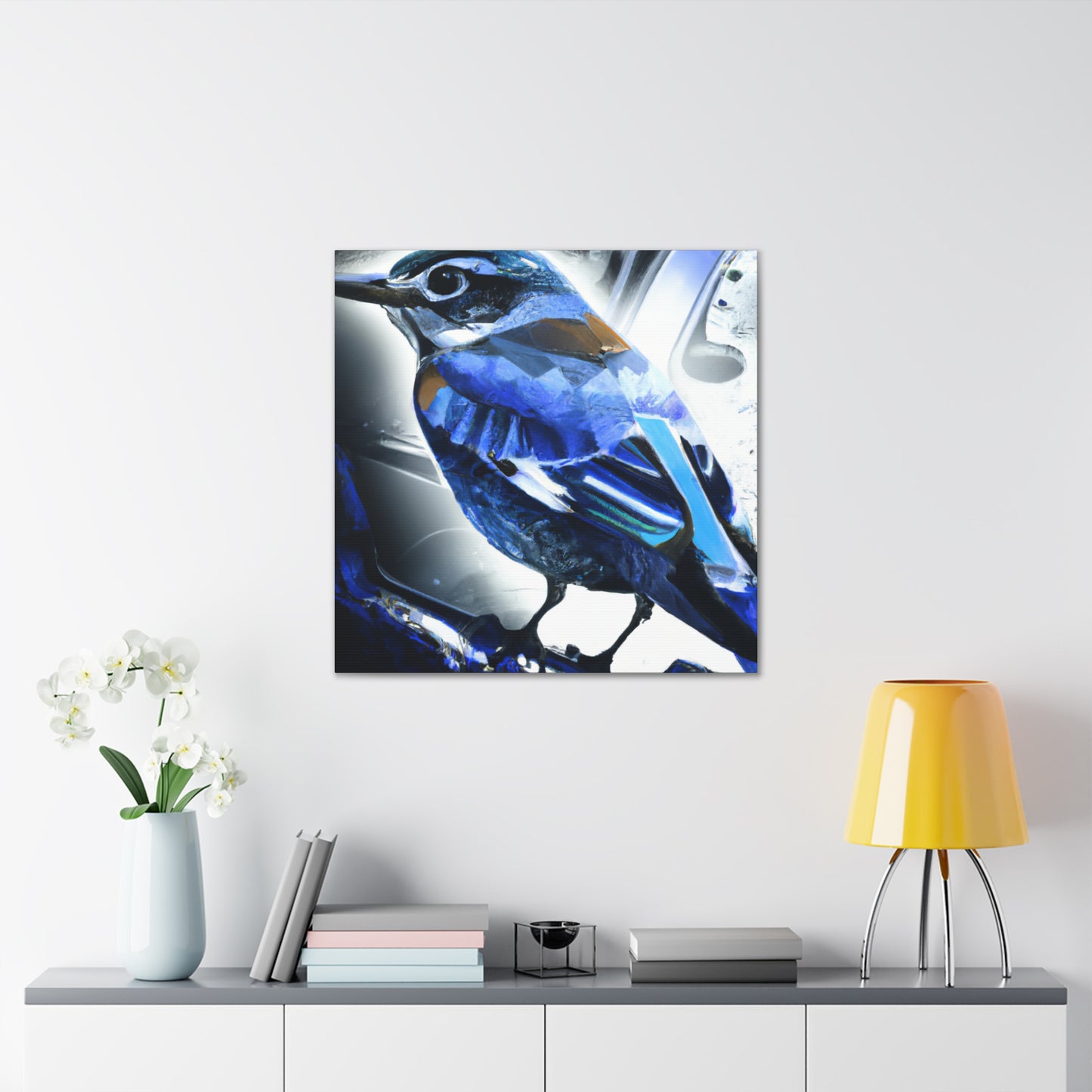 Bluebird Dreams Await - Canvas