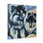 Keeshond in Splendor - Canvas