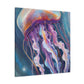 "Jellyfish in Art Deco" - Canvas