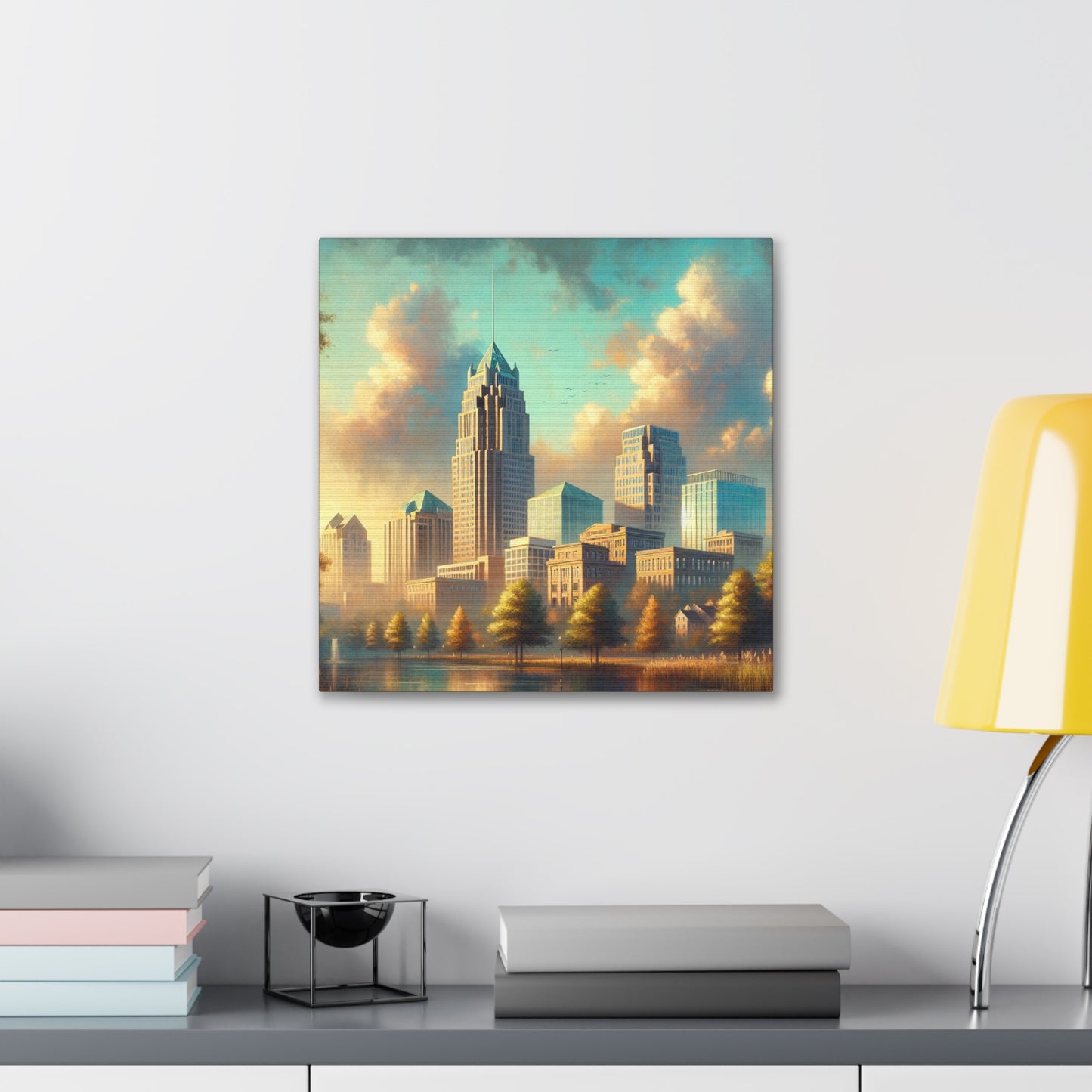 "Raleigh's Serene Southern Charm" - Canvas