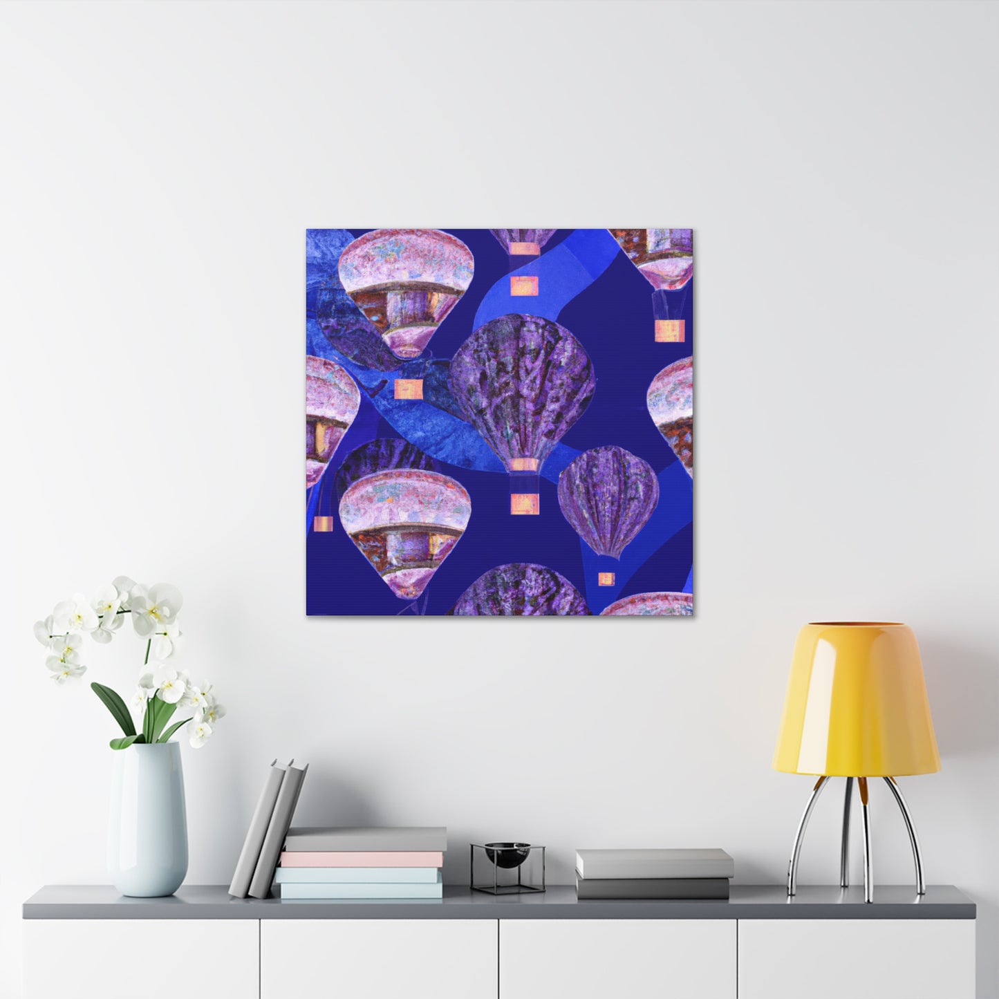 "Hot Air Balloons Soar" - Canvas