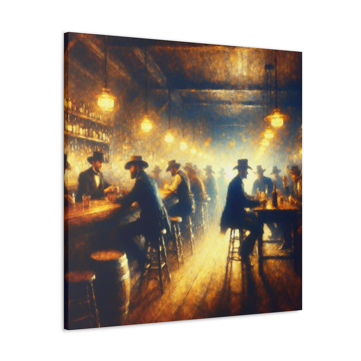 Saloon Serenade Stampedes - Canvas