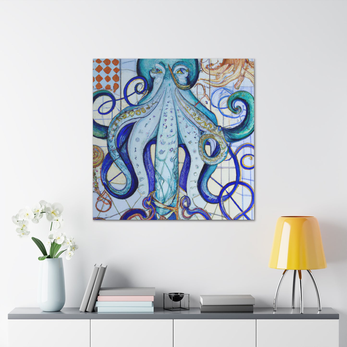 "Octopus in Splendor" - Canvas