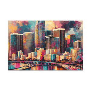 Magic City Vivid Expression - Canvas