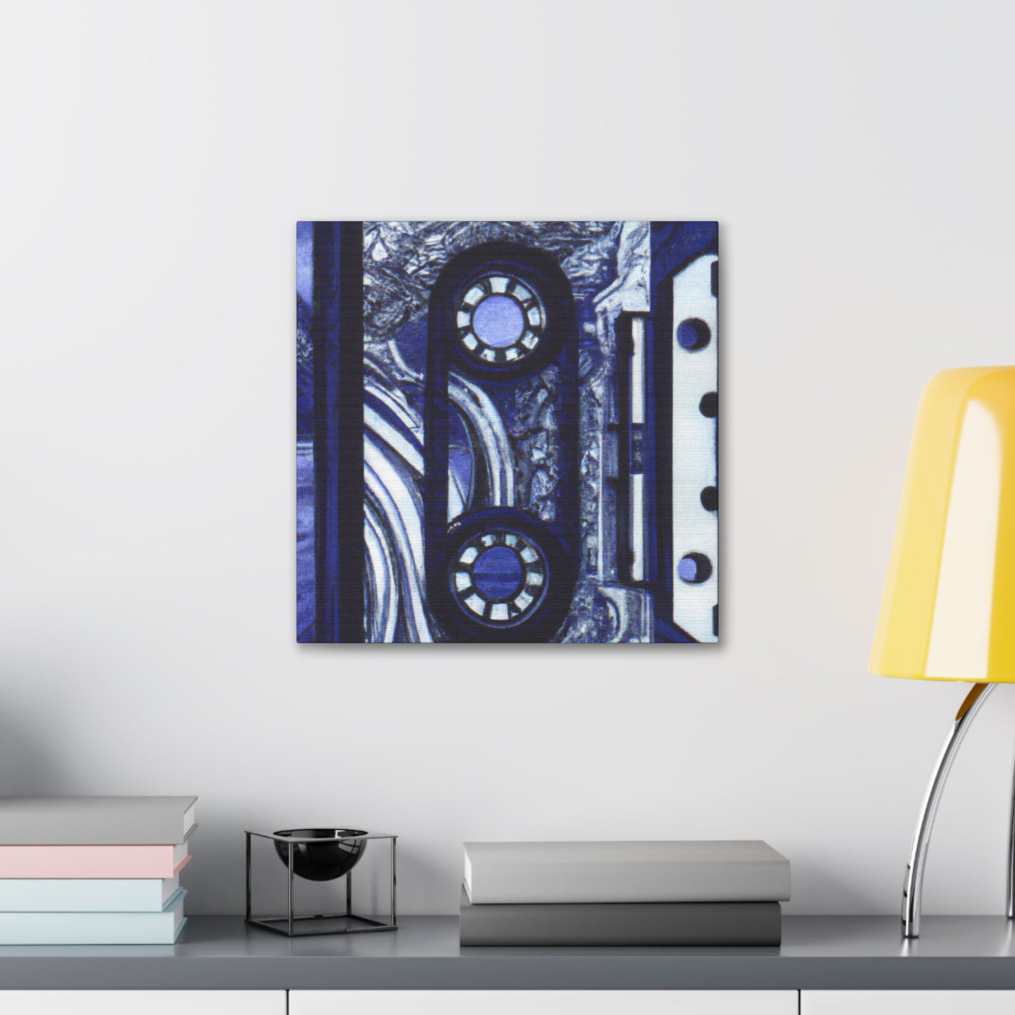 "Cassette Tape Symphony' - Canvas