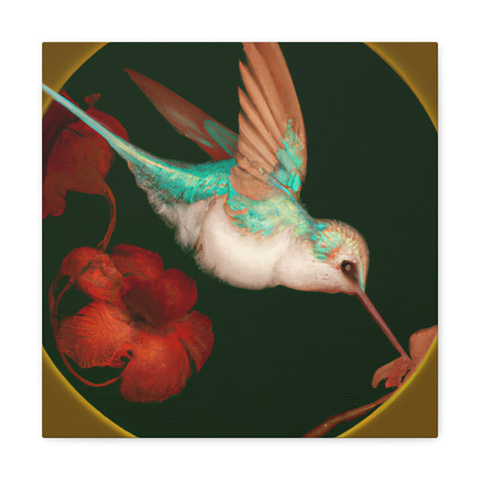 "Ruby Hummingbird Beauty." - Canvas