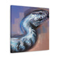 Blue-Tongued Skink Dreaming - Canvas