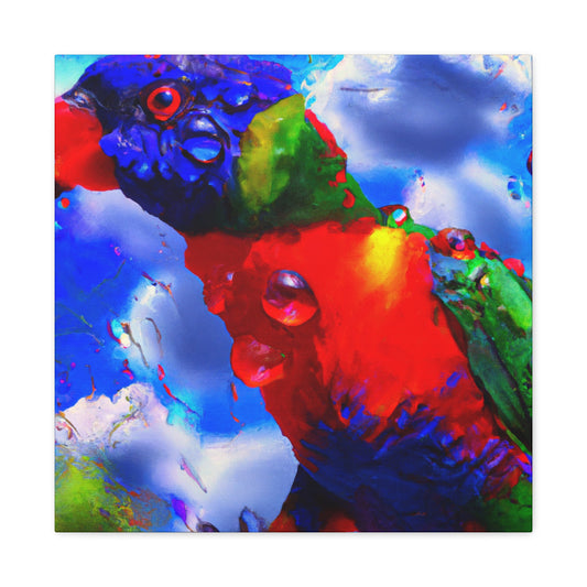 Rainbow Lorikeet Shine - Canvas