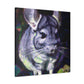 Chinchilla Under Moonlight - Canvas