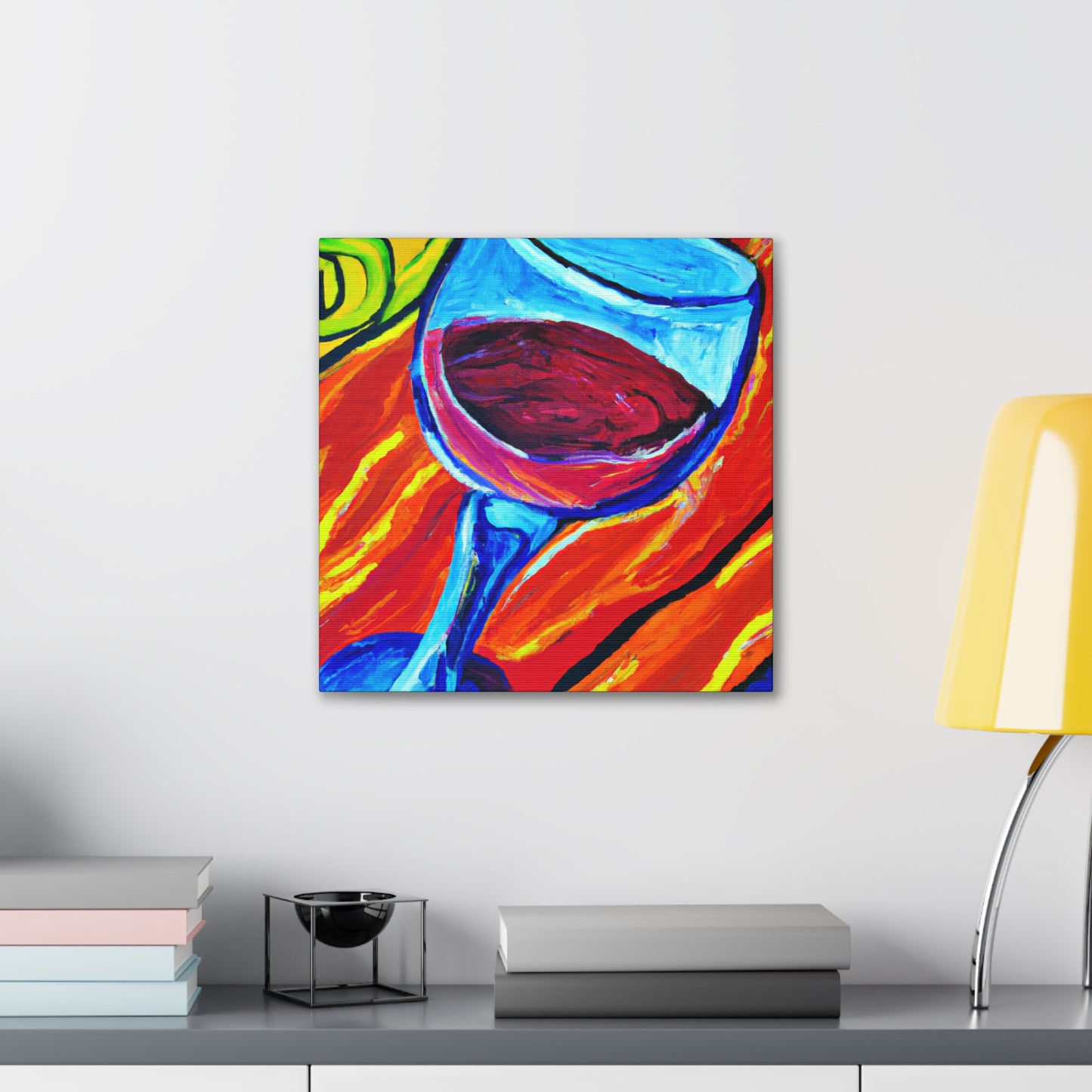 "Glorious Wine Glass Beauty" - Canvas