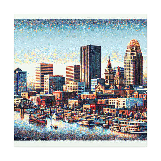 "Golden Hues of Louisville" - Canvas